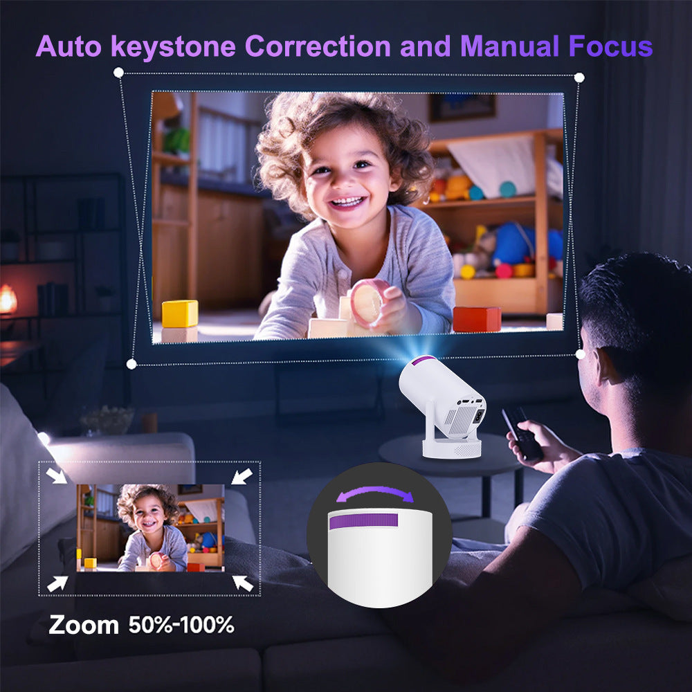 Portable Mini Home HD Projector Gun