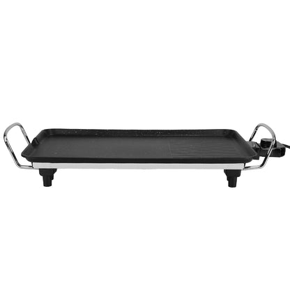 1Pc Electric Barbecue Grill Hot Plate Cooking BBQ Griddle Non Stick Table Top Grill Griddle For Indoor Outdoor Camping Picnic Family Gathering Friend Party