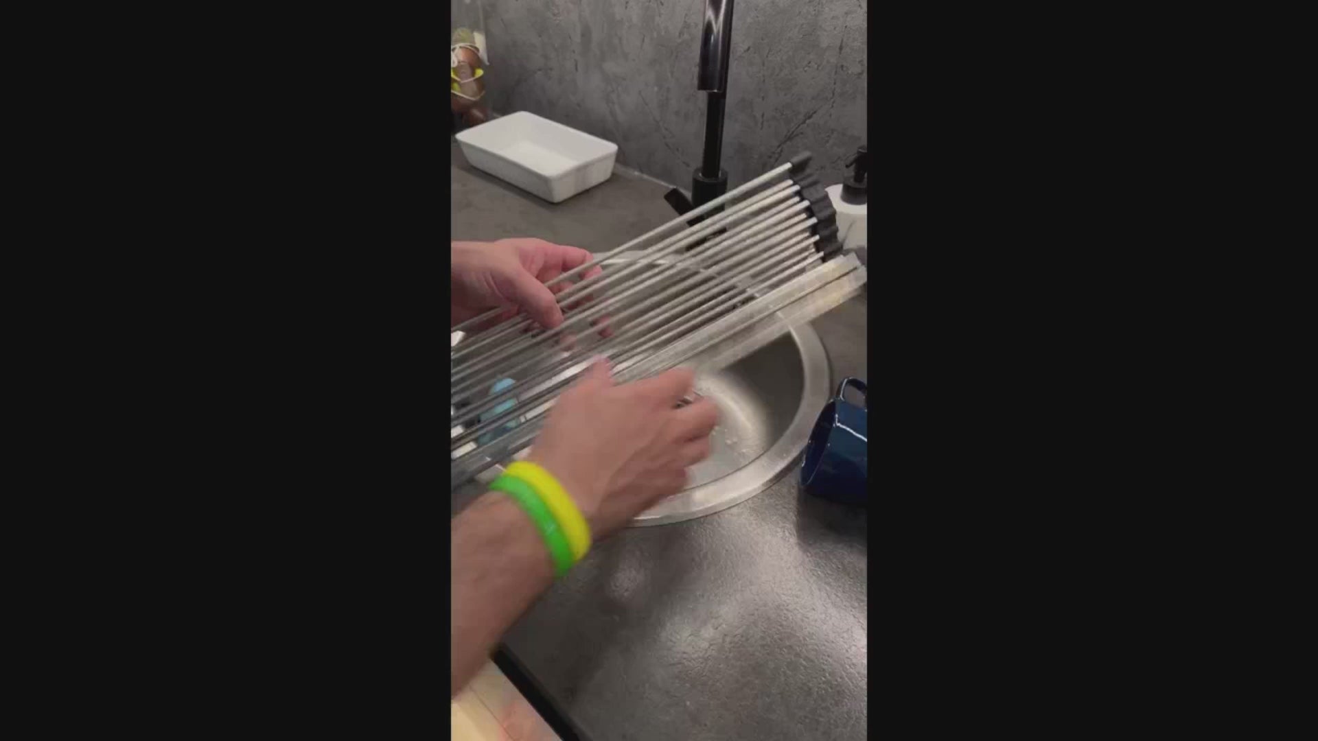 Flex Rack Sink Roller